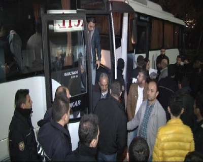 KPSS operasyonunda gözaltına alınanlar sağlık kontrolünden geçirildi