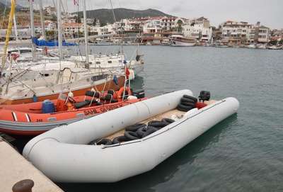 Lastik botta umuda yolculuk Datça'da son buldu