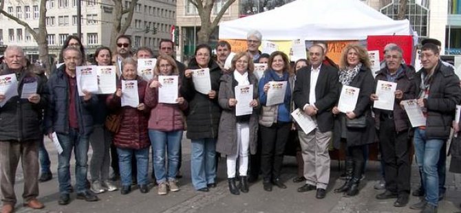 Avrupalı Türklerden ‘hayır’ kampanyası