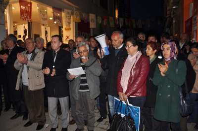 Haseke'deki intihar saldırısı Adıyaman'da protesto edildi