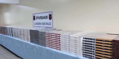 Diyarbakır'da 19 bin paket kaçak sigara ele geçirildi
