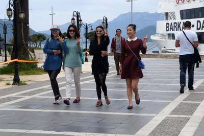 Marmaris gemi sezonunu Çinli turistlerle açtı