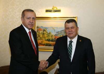 Cumhurbaşkanı Erdoğan, Yargıtay Başkanı Cirit'i ziyaret etti