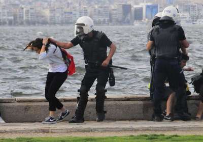 Saç çeken polis davası karara kaldı