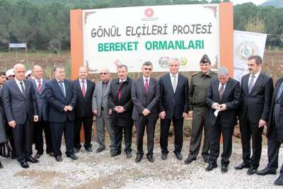 Manisa'da Gönül Elçileri Bereket Ormanı kuruldu