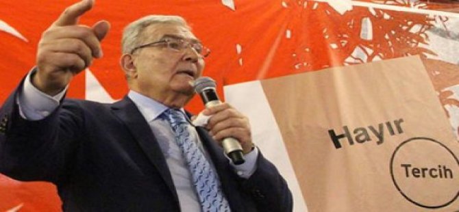 Deniz Baykal'a salon verilmedi