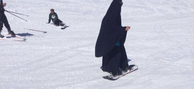Erciyes'ten kar manzaraları