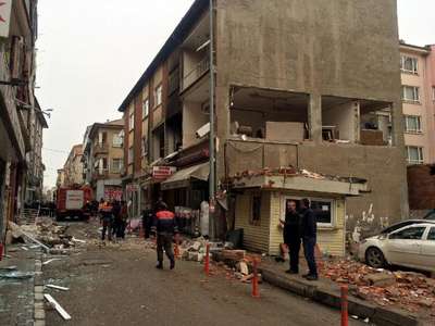 Polatlı'da doğalgaz patladı: 5 yaralı