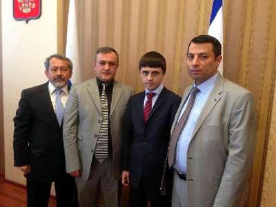 Kırım Cumhurbaşkanı, Kayseri heyetini kabul etti