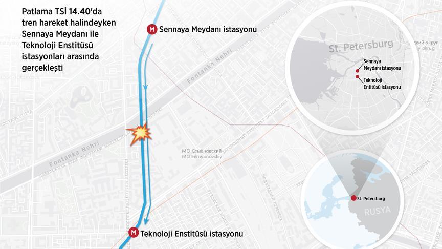 Rusya'da metroda patlama: 11 ölü