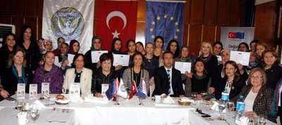 Gaziantep’te şiddet gören 30 kadına drama eğitimi verildi
