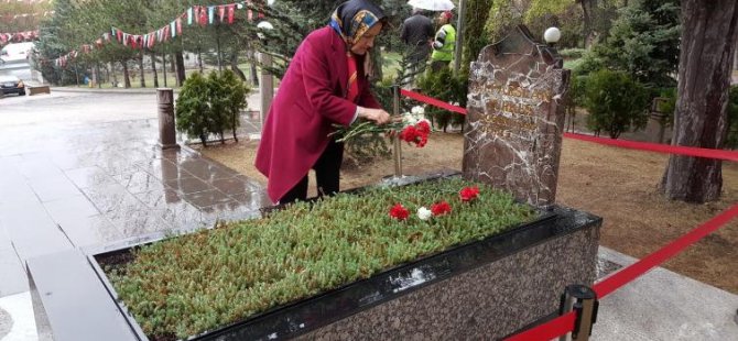 Akşener'den Türkeş'in mezarına ziyaret
