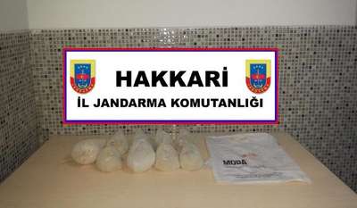 Yüksekova'da 5 kilo eroin ele geçirildi