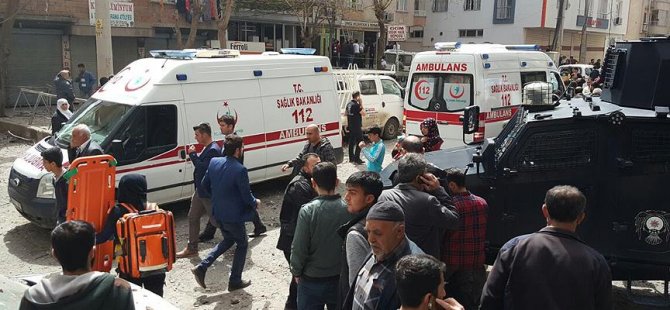 Diyarbakır'da patlama: 1 ölü, 4 yaralı