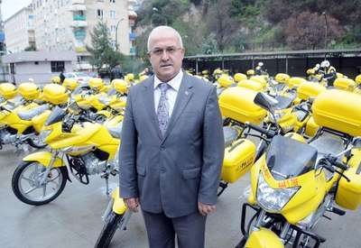 Samsun PTT'ye 41 yeni motosiklet