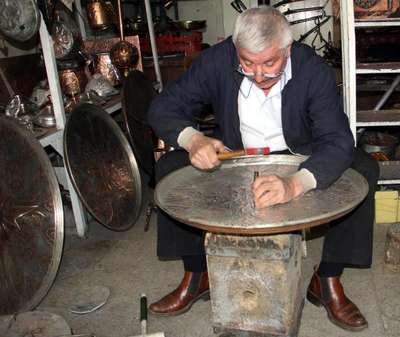 Bakır işleme için çırak yetiştirilmiyor