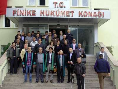 Finike'de köylüler mermer ocağı davasına müdahil oldu