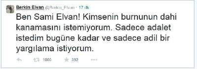 Berkin Elvan'ın babası Sami Elvan, rehin alma olayıyla ilgili tweet attı