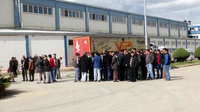 Gaziantep'te üretim durdu