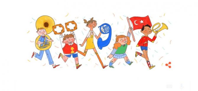Google, 23 Nisan'ı unutmadı