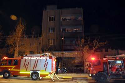 Gaziantep’te iş yerindeki yangında Suriyeli 10 kişi dumandan etkilendi