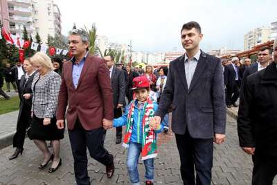 Gamze'li parkın hüzünlü açılışı