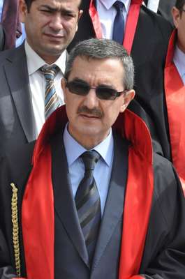 Trabzon Adliyesi’nde şehit savcı Kiraz için eylem