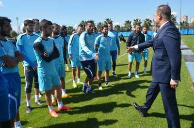 Adana Demirspor'a Başkan Sözlü'den moral