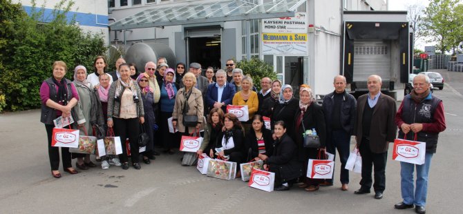 Emeklilerden Öz Kayseri Fabrikası'na ziyaret