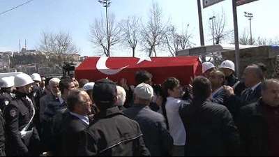 Şehit savcı Kiraz, Eyüp'te toprağa verildi