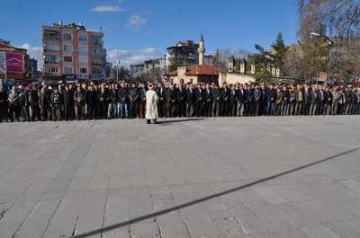Karaman'da şehit savcı Kiraz için gıyabi cenaze namazı