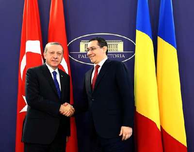 Cumhurbaşkanı Erdoğan, Romanya Başbakanı Ponta ile bir araya geldi
