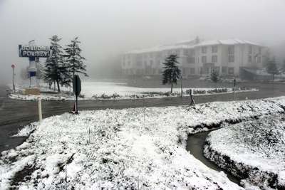 Bolu Dağı beyaza büründü