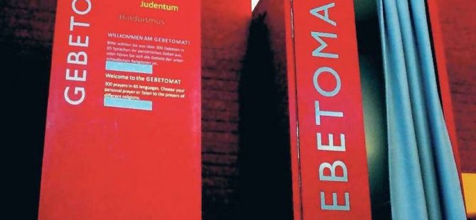 Almanya’da havalimanına 'dua otomatı'