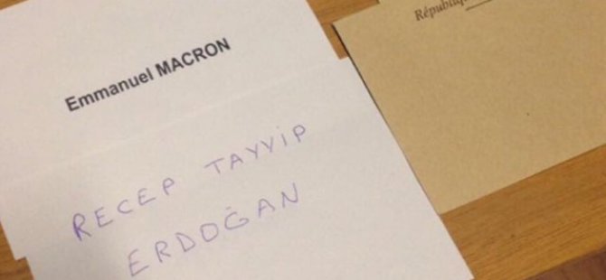 Fransa seçimlerinde de Erdoğan'a oy çıktı