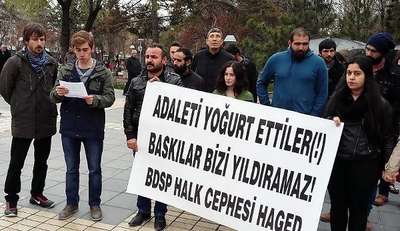 DHKP-C’li şüphelinin tutuklanmasını protesto ettiler