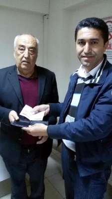 Polis, bulduğu cüzdanın sahibine ulaştı