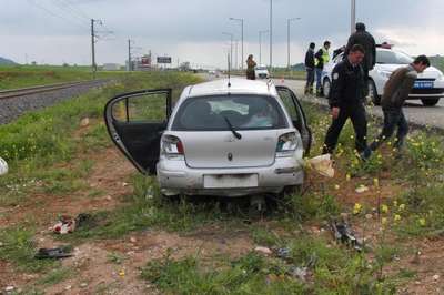 Pazarcık'ta otomobil devrildi: 1 ölü, 3 yaralı