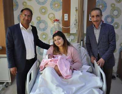 Müjde bebek dünyaya geldi