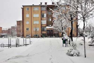 Bitlis’te kar yağışı etkili oldu