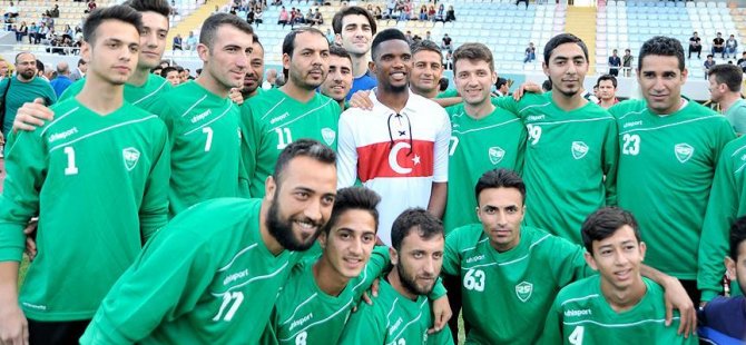 Eto'o Türk Milli Takımı formasını giydi