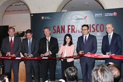 THY'nin San Francisco uçağı 'susuz' karşılandı