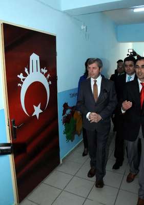 Bu okulun koridorları çok farklı