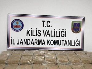 Kilis’te, 102 kilo eroin ele geçirildi