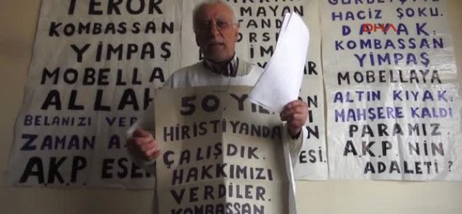 Holdingzede gurbetçi, ölüm orucuna başladı