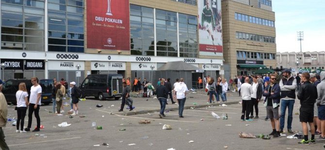 Kopenhag'da olaylı derbi: 14 gözaltı
