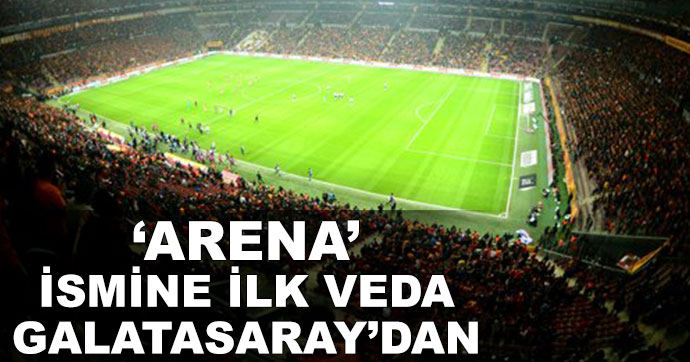 Galatasaray stadının ismini değiştirdi
