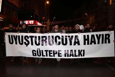 Gültepeliler saldırıyı protesto için yürüdü