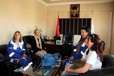 CHP'li Onur ile HAYTAP üyeleri, vurulan katırlar için Şırnak'ta