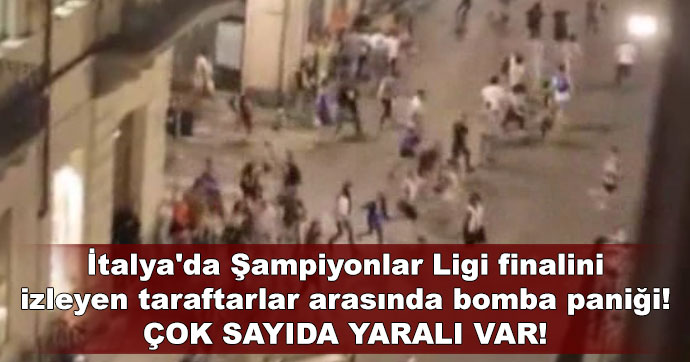 Şampiyonlar Ligi finalinde bomba paniği: 1527 yaralı